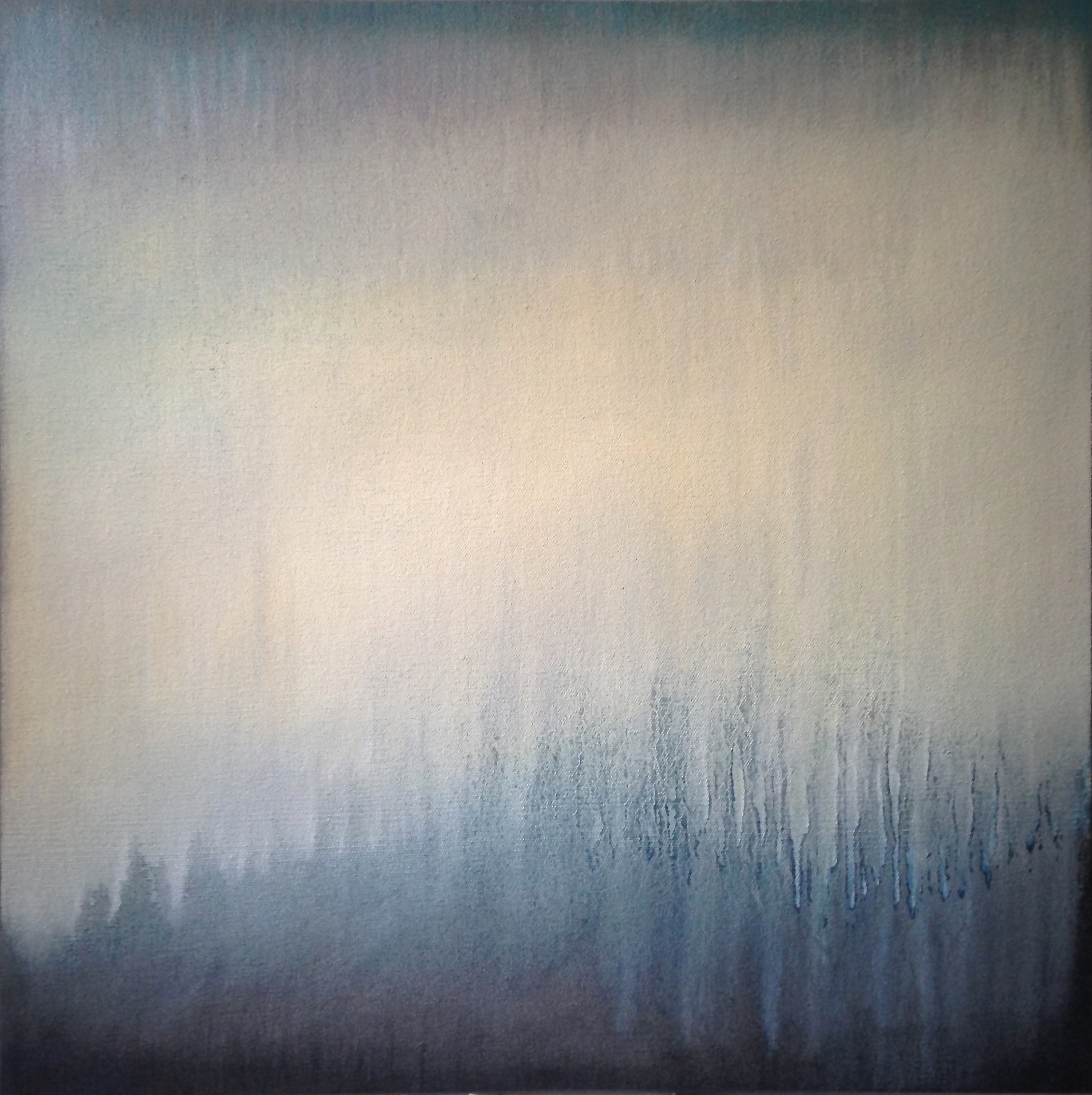 Stand, 20 x 20 inches, acrylic and oil on canvas wrapped wood panel