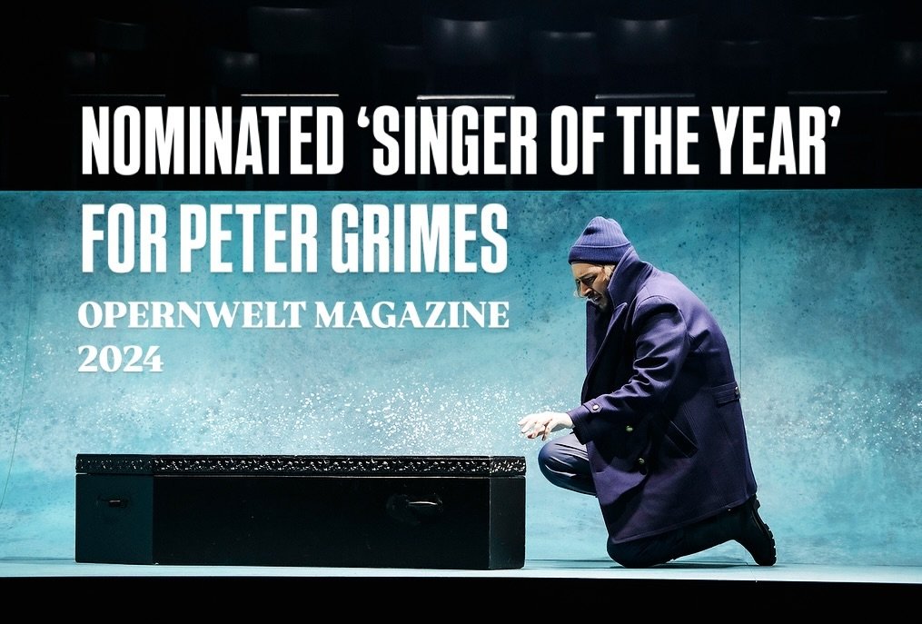 WOW! What a wonderful surprise to find out that I&rsquo;ve been nominated as &ldquo;Singer of the Year&rdquo; by Opernwelt Magazine for my portrayal of Peter Grimes at Theater Osnabr&uuml;ck! 🎭⁣⁣
⁣⁣
Even though the results have already been announce