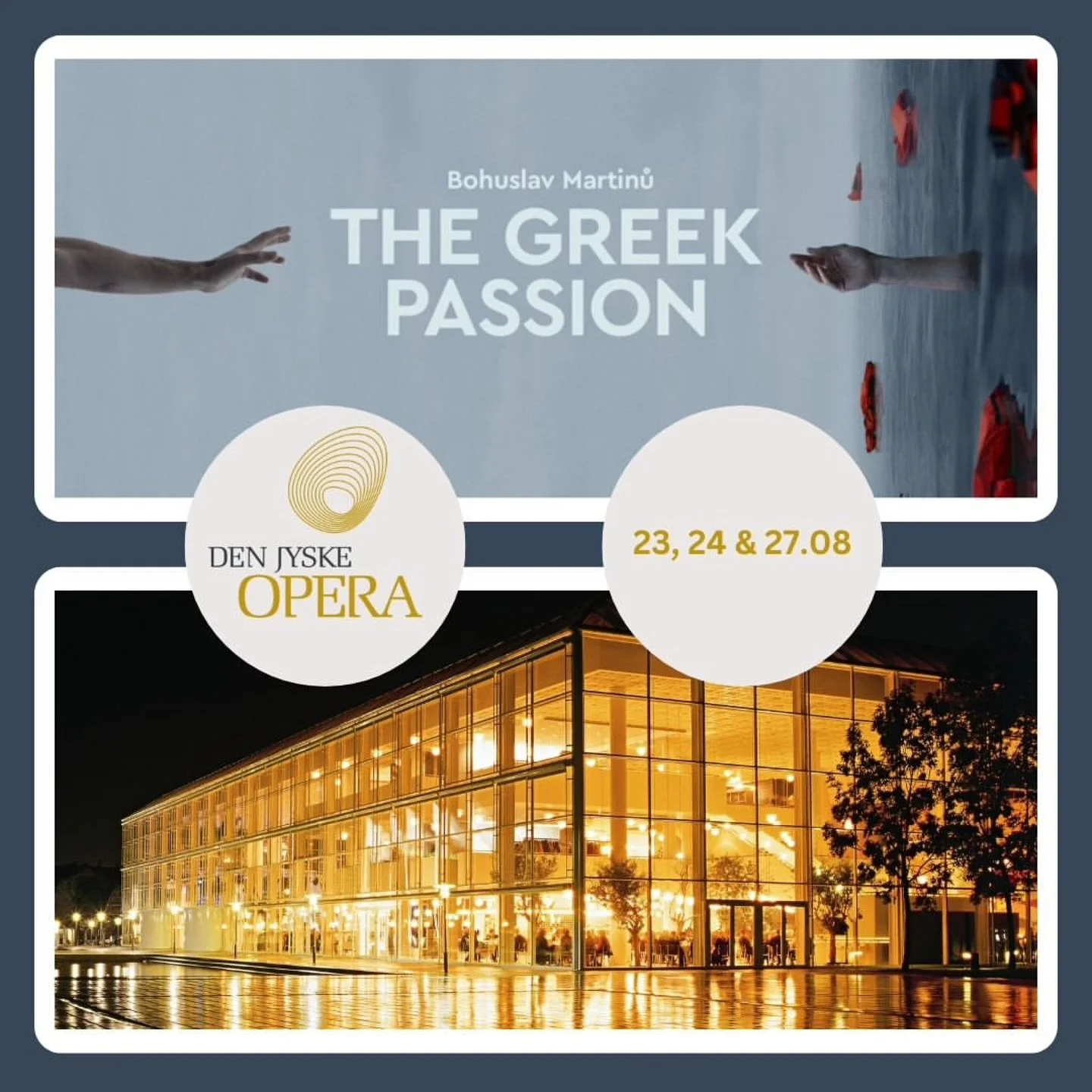 Today we began rehearsing The Greek Passion by Bohuslav Martinů at Den Jyske Opera in Aarhus &bull; I&lsquo;m so thrilled to be revisiting the great role of Manolios in this wonderful opera while surrounded by both old friends and many new ones! We o