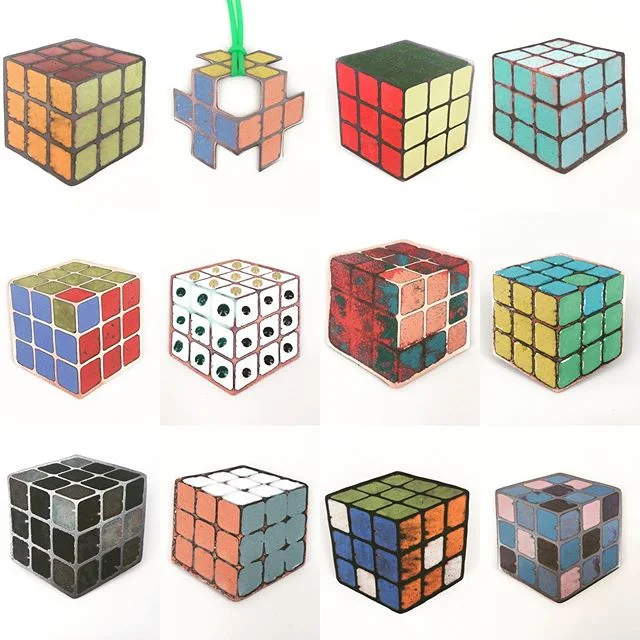 So impressed by the work made in my enameling workshop at @sdsujewelry! Champlev&eacute; and cloisonn&eacute; samples...
Thank you @materialsmithing for inviting me!