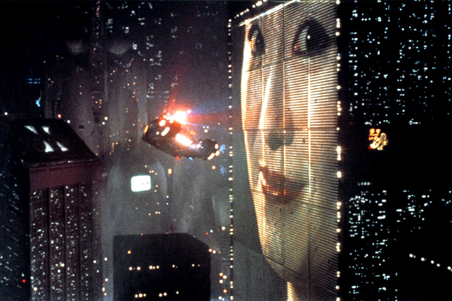 Cảnh phim huyền thoại thiết lập mỹ cảm của Cyberpunk Nguồn Blade runner Ridley Scott 1982