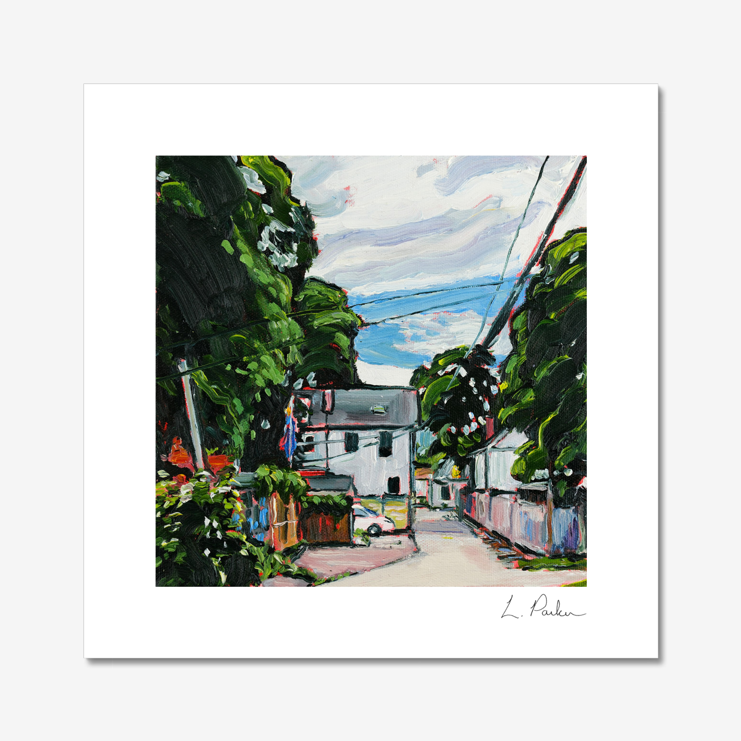 Little House on the Laneway - 8"x8" Print
