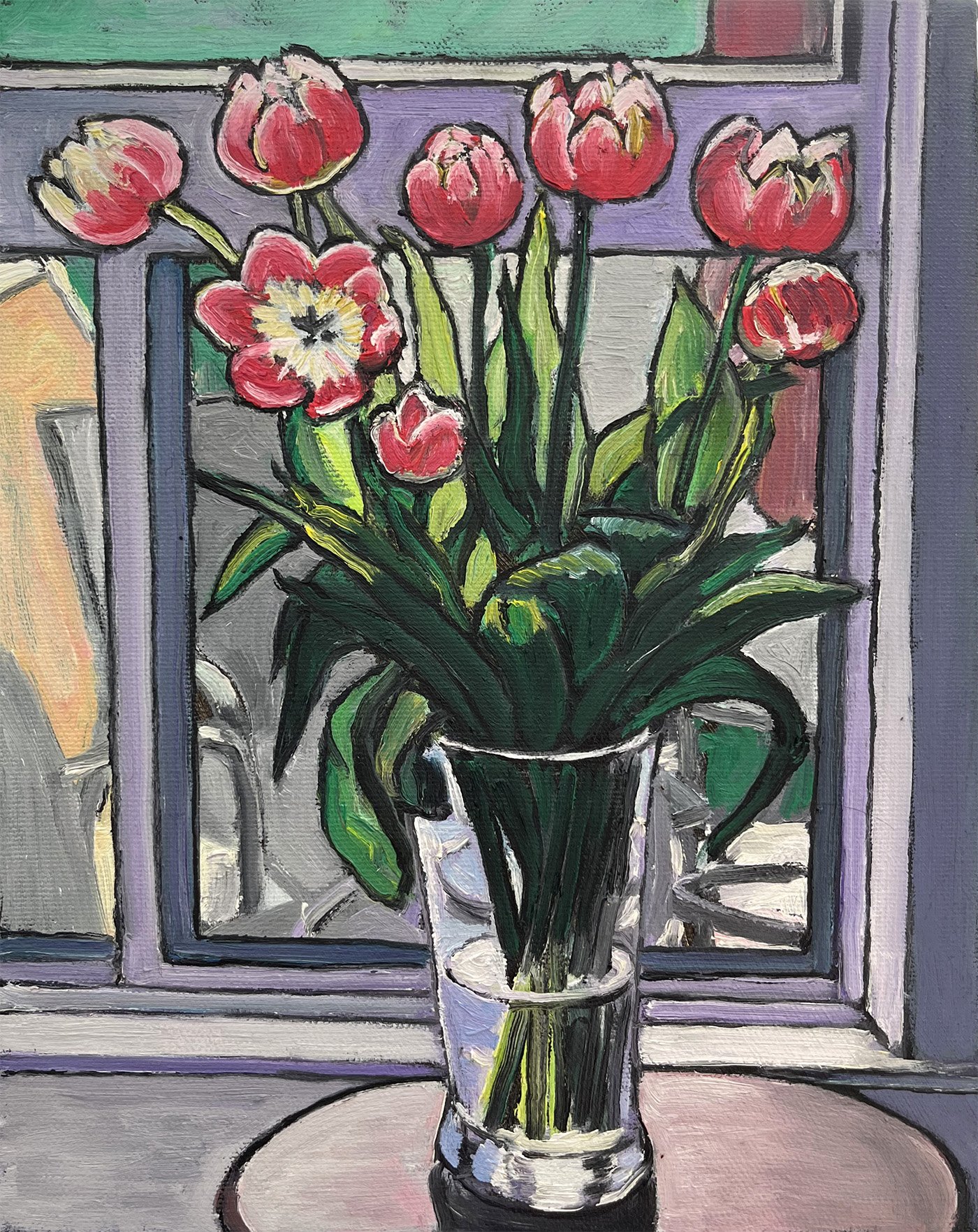 Tulip lover painting