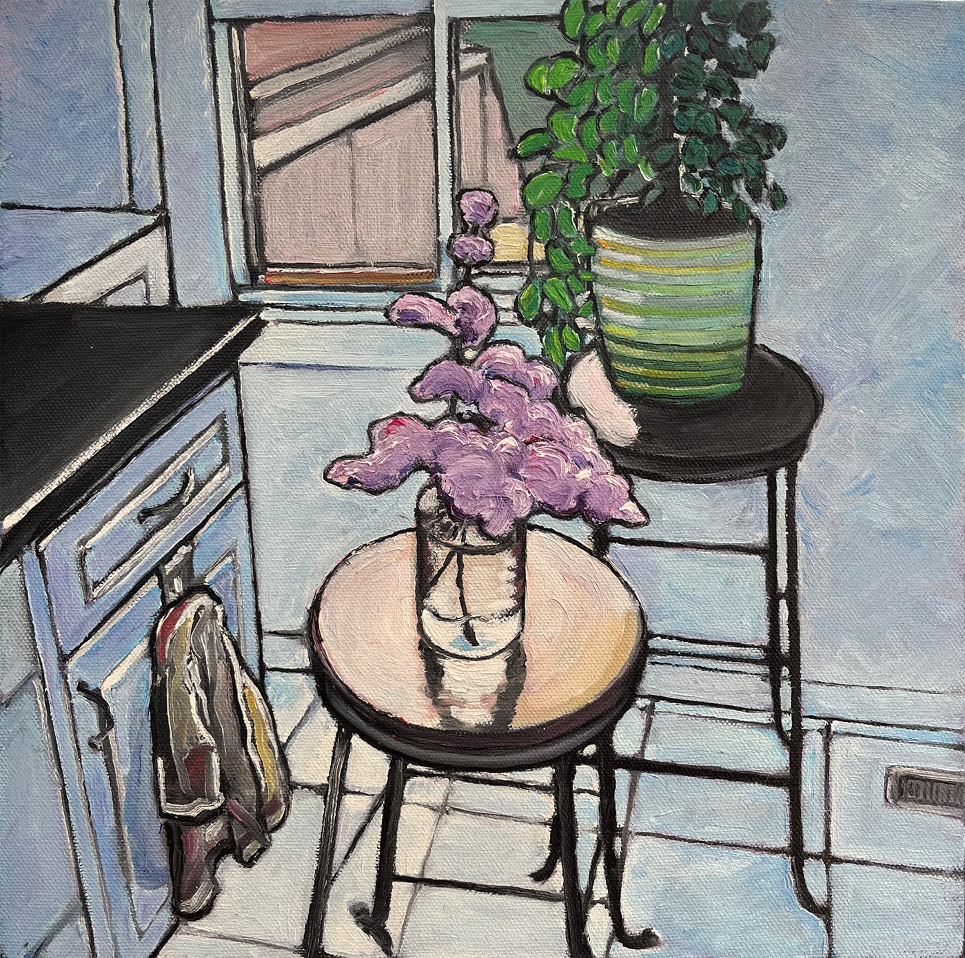 Kitchen Study in Blue