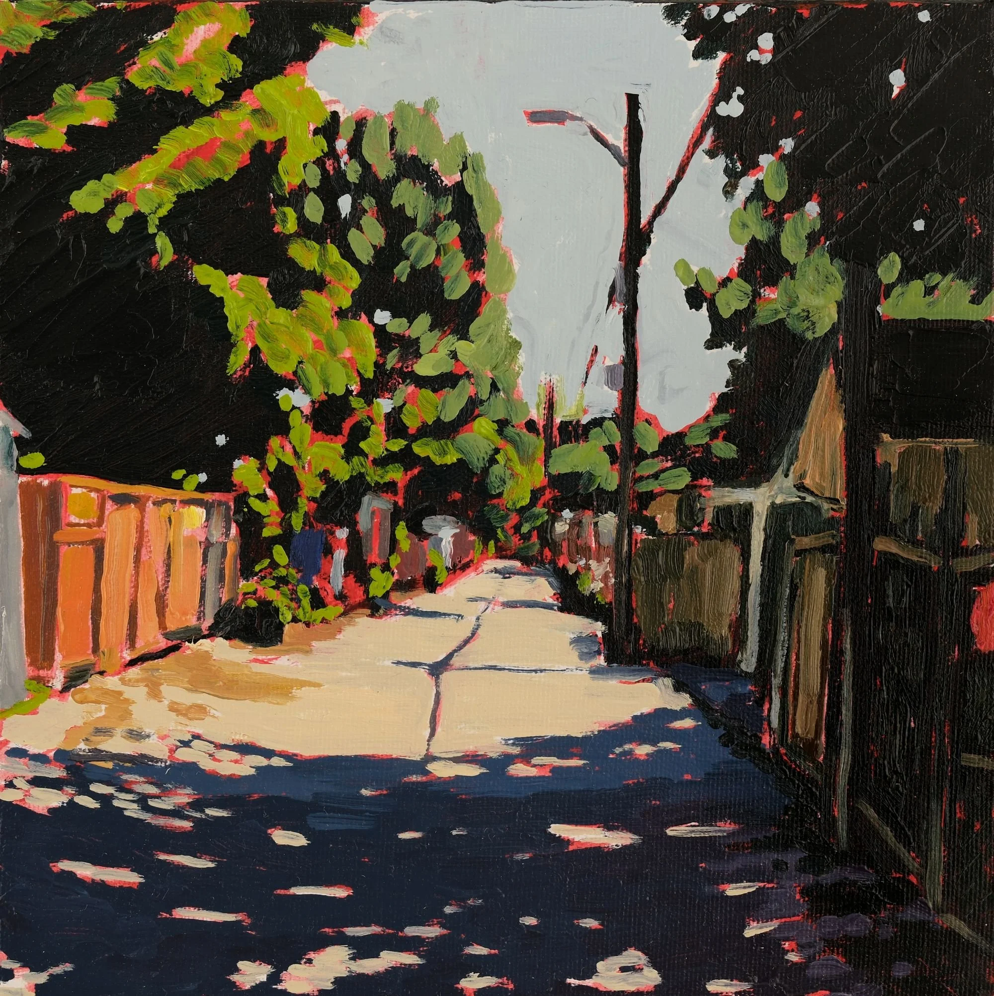 A Walk in the Park - 8"x8"