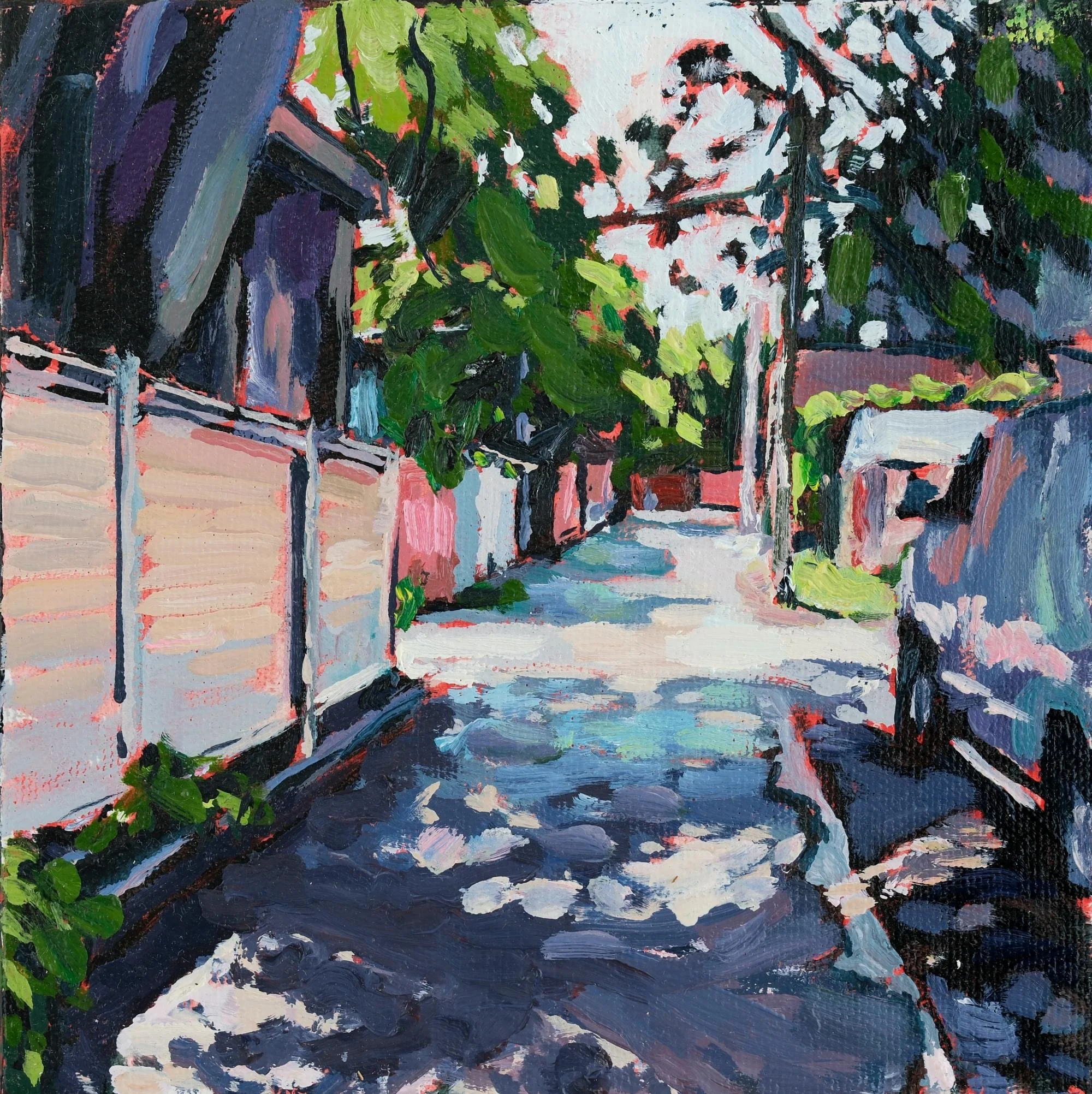 The Pretty Shadows - 6"x6"