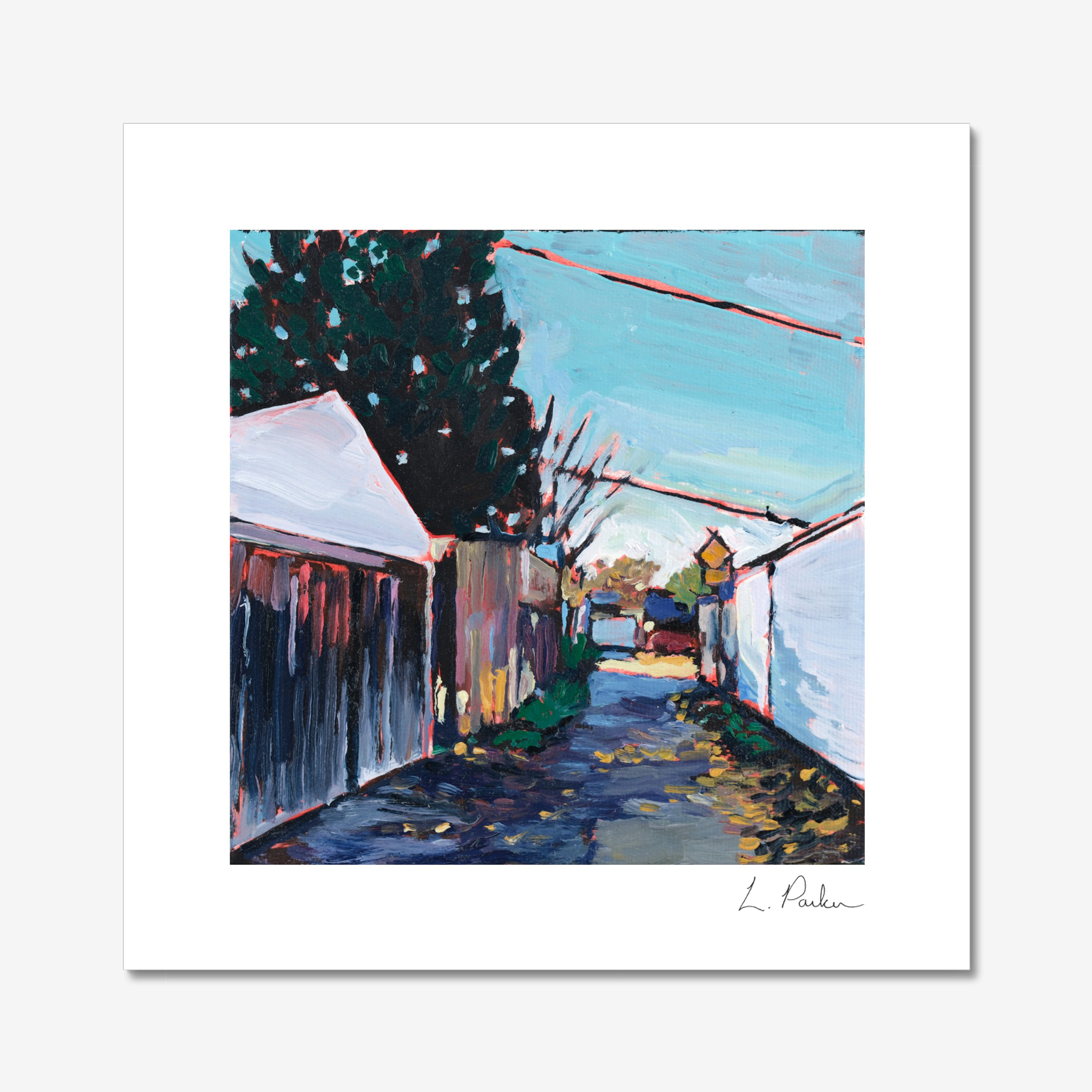 The loveliest kind of afternoon - 8"x8" Print