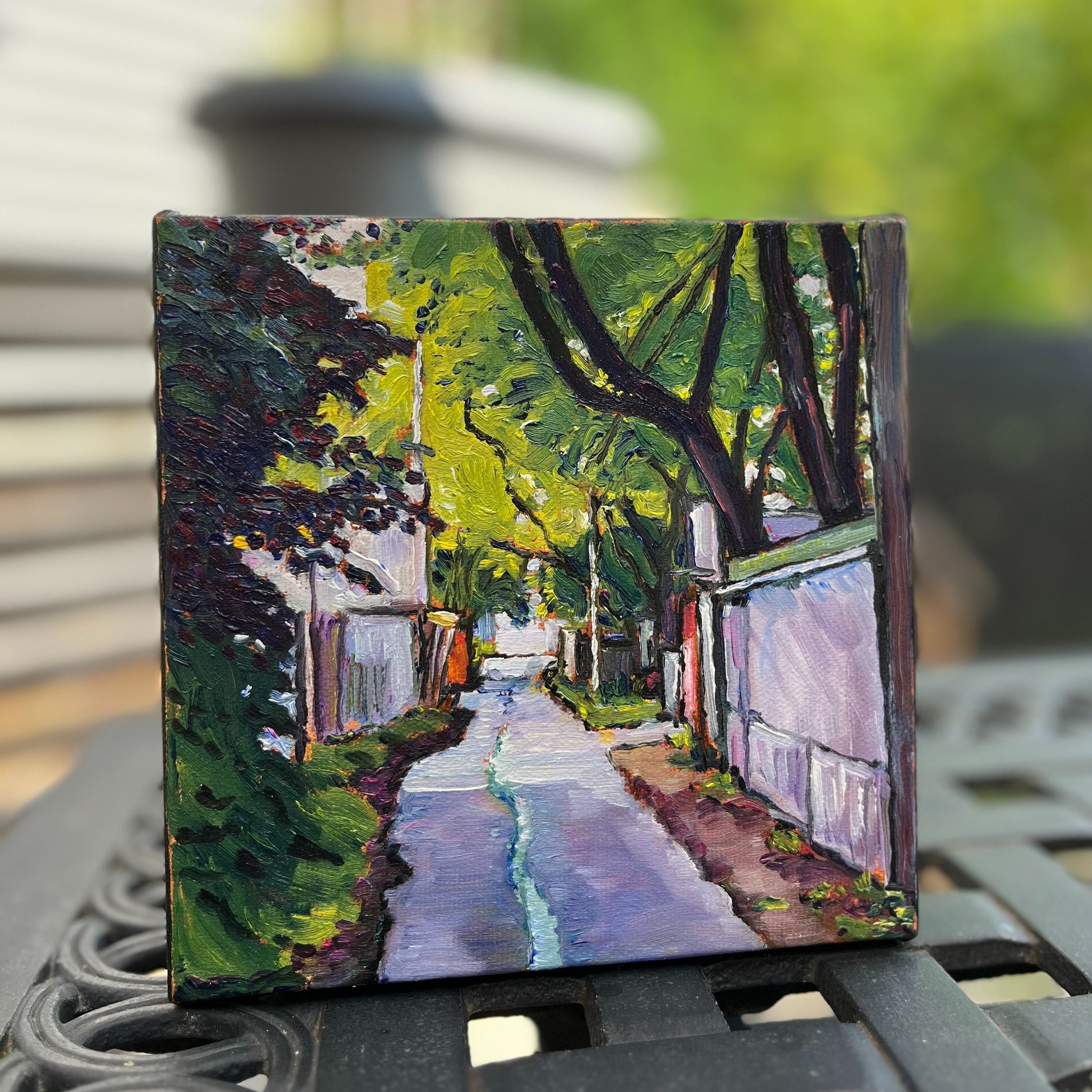 Toronto laneway painting