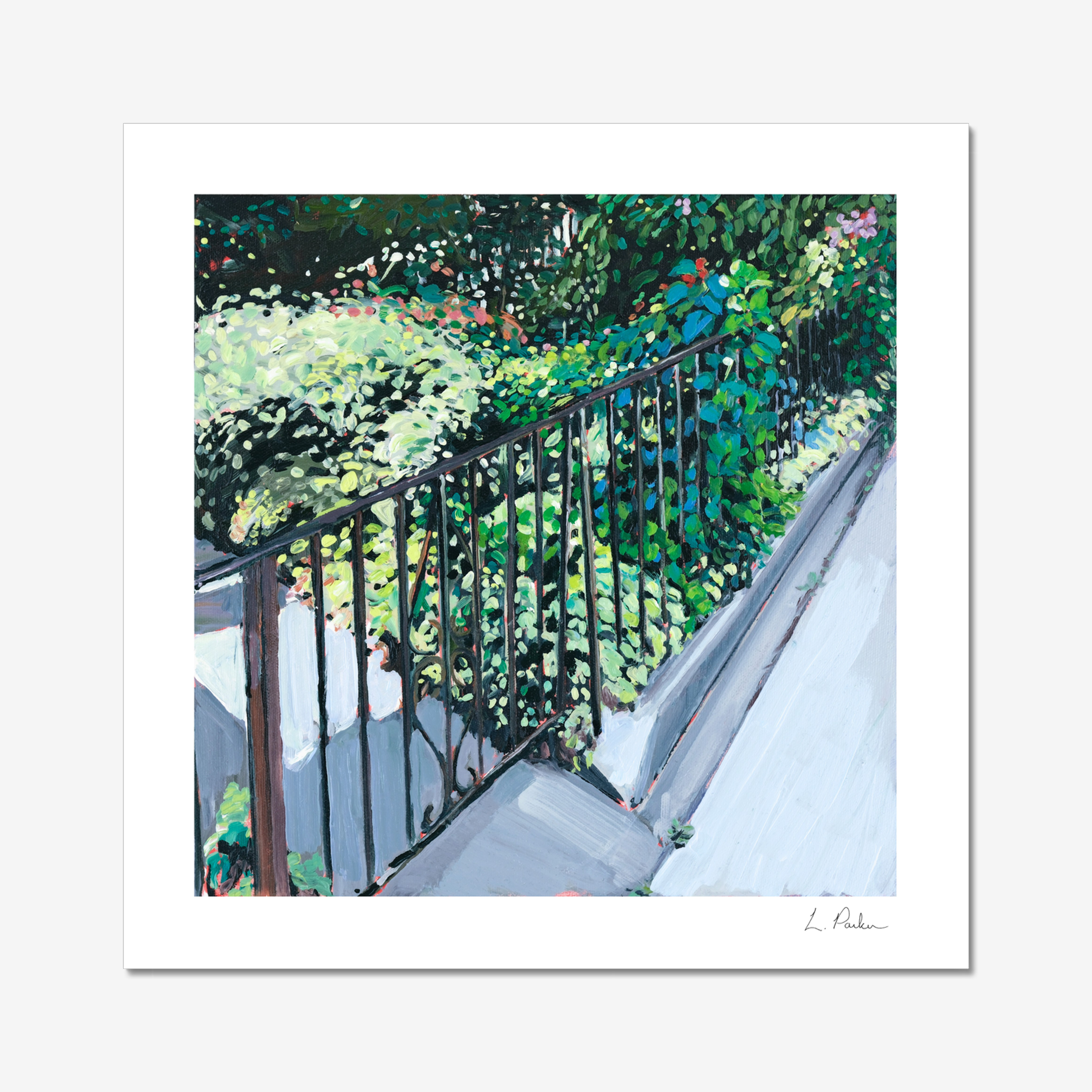 A little garden, doing as it pleased - 12"x12" Print