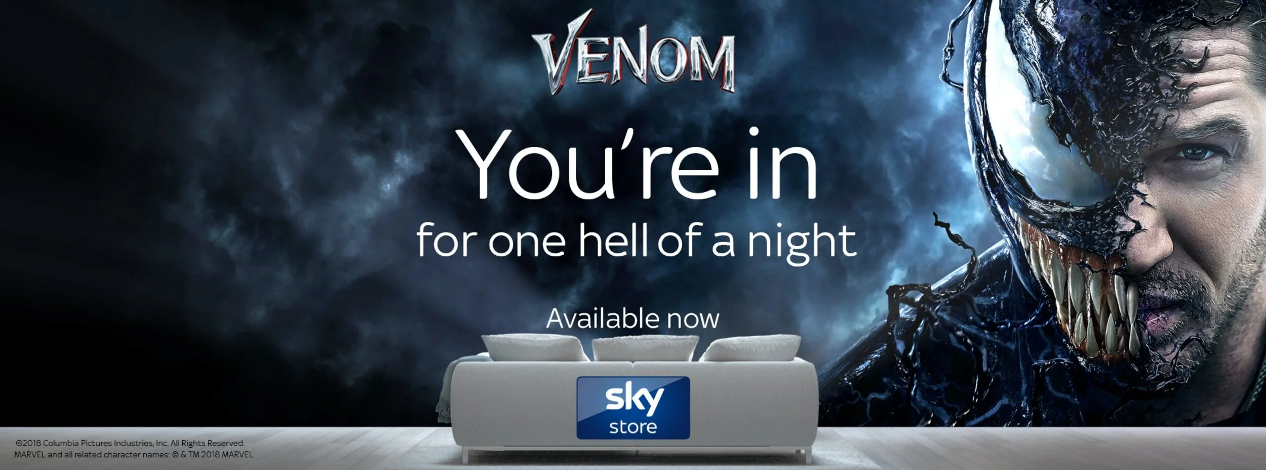 Venom in Sky Store: Press Ad