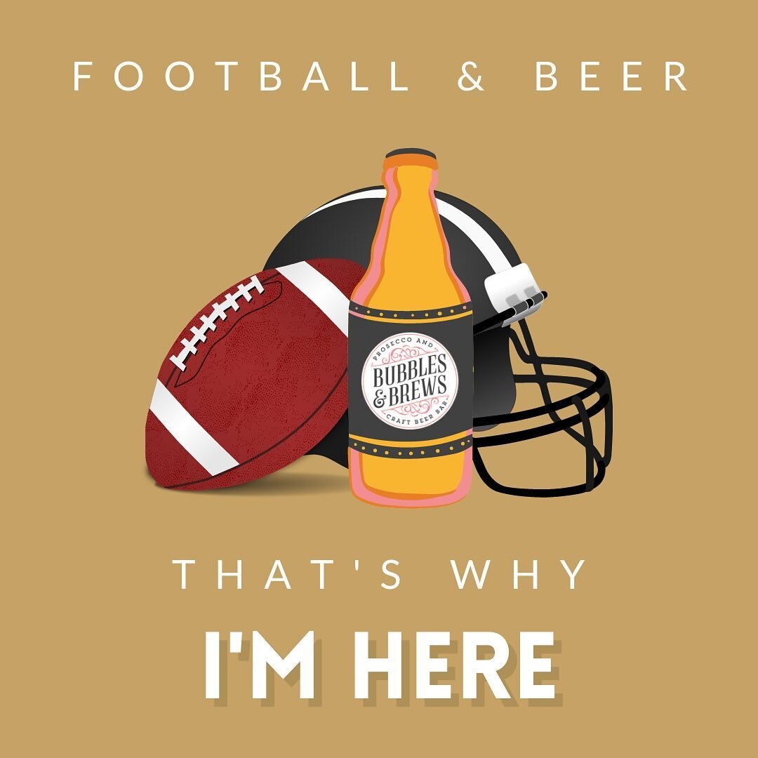 🏈 What goes better with football than ice-cold beer? 🍺 Are you a die-hard fan or just in it for the good times&hellip;.and @TaylorSwift? Either way, 🎉 CHEERS to game day excitement! 🎉
.
.
.
.

#bubblesandbrews #getcozyvintagemobilebars #mobilebar
