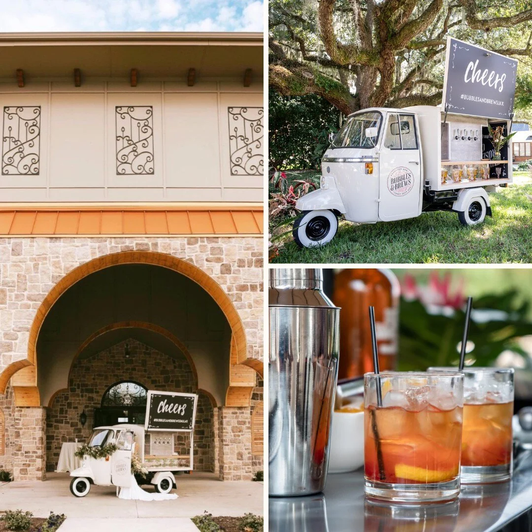 Whether it's weddings, corporate parties, or holiday gatherings, we've got you covered! ❤️🥂 Our team is always there for you!
@bubblesandbrewsjax
#bubblesandbrews #getcozyvintagemobilebars
#mobilebar #vendorlist #getcozy #piaggio #drinks
#holidaypa