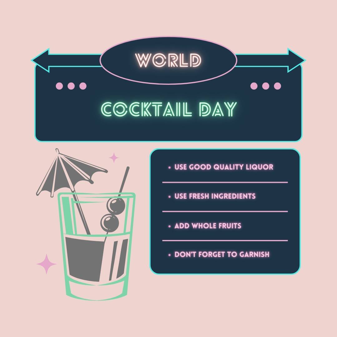 Its #WorldCocktailDay !!! How will you celebrate???