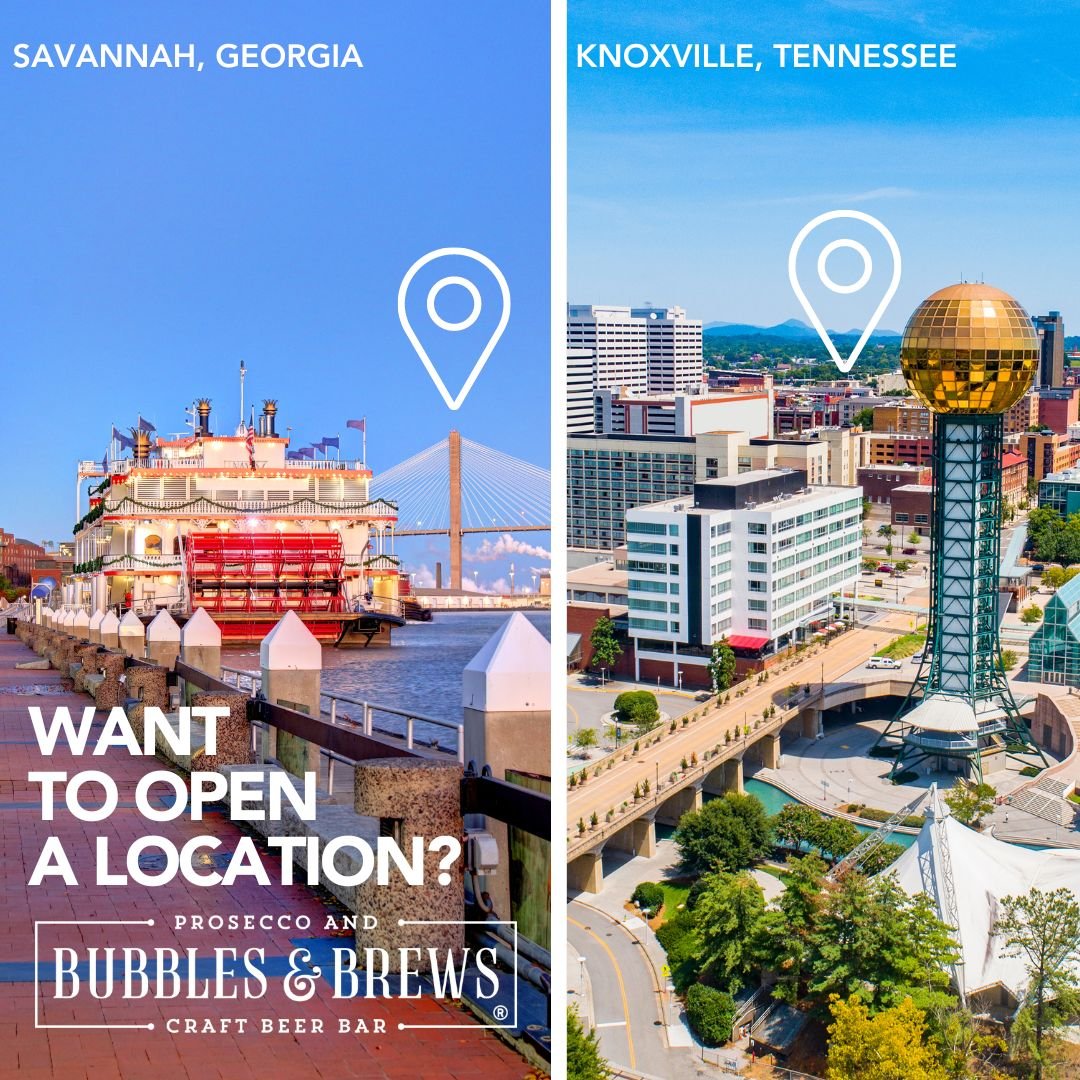 We&rsquo;re expanding into the following markets:Savannah GA &amp; Knoxville TN 

If you&rsquo;d like to open a location in any of these markets with us, inquire here: @https://getcozybars.com/business-opportunities

#bubblesandbrews #getcozyvintagem