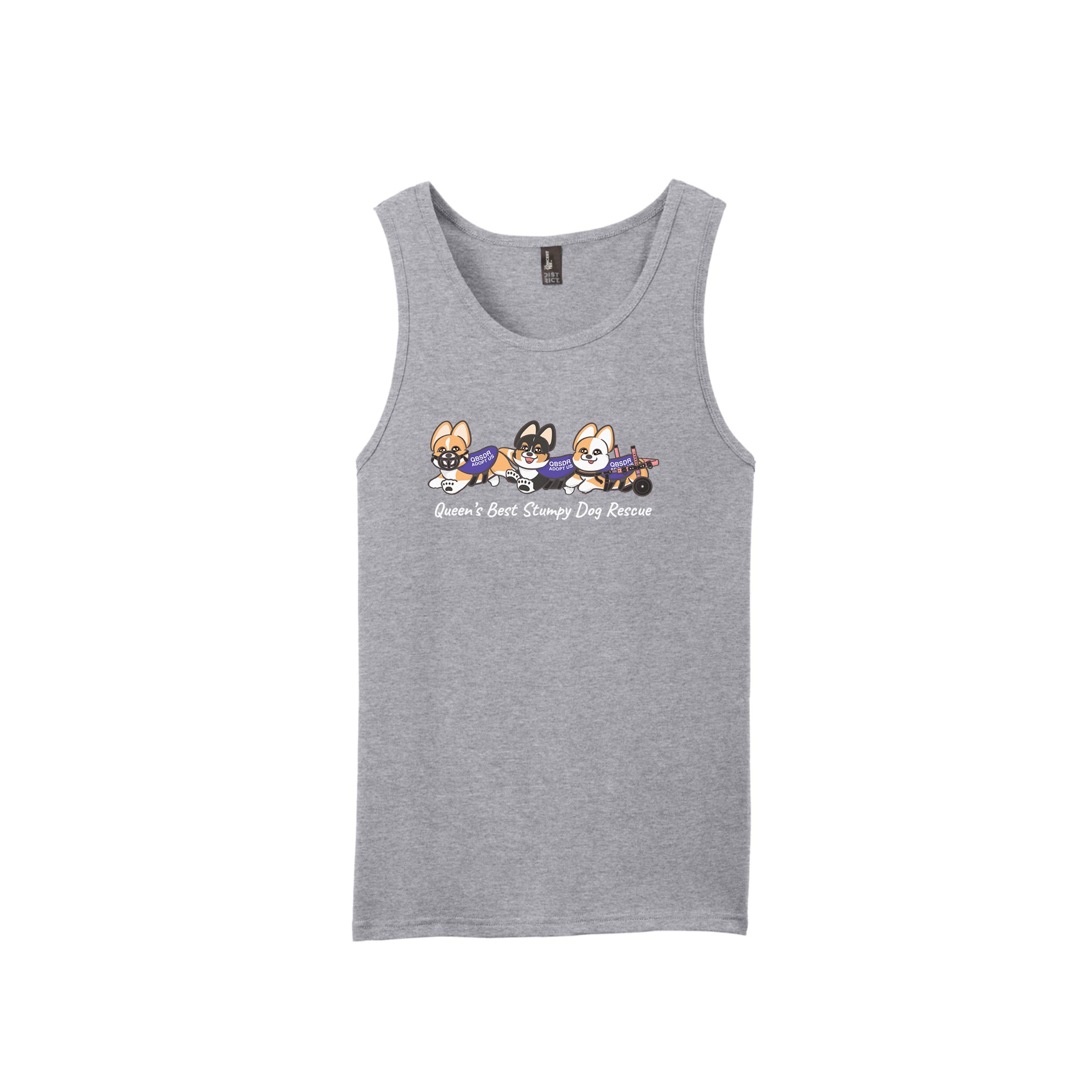 3 Running Corgis Tank