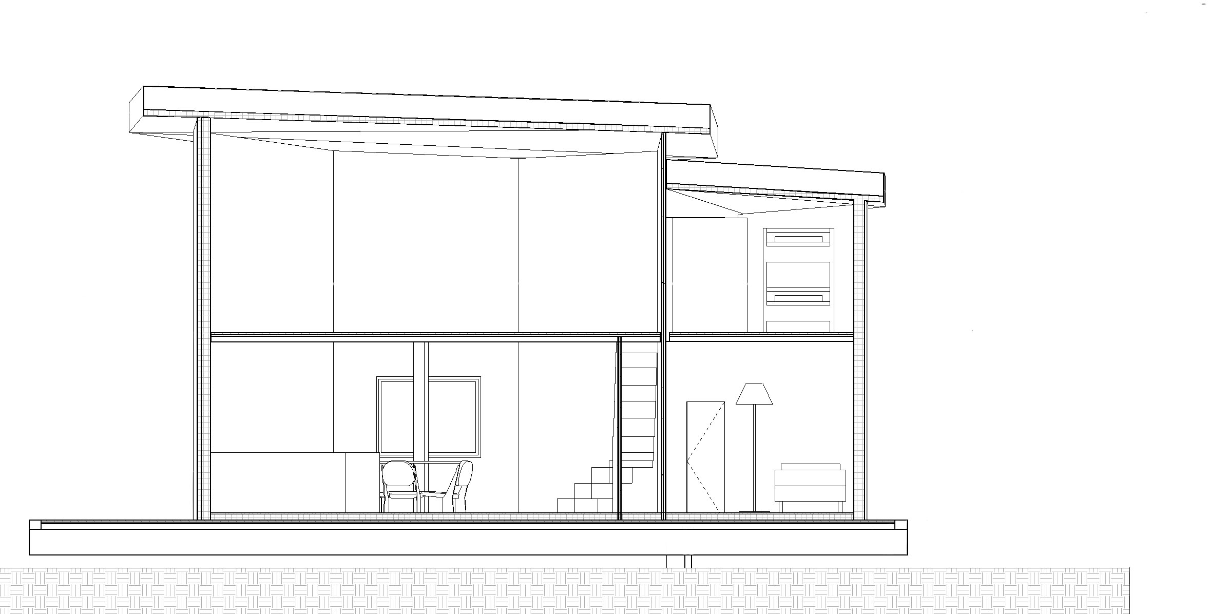 OLU 3.5 additional roof seperate. same angle. A high. Section Cut E-W - Copy.jpg