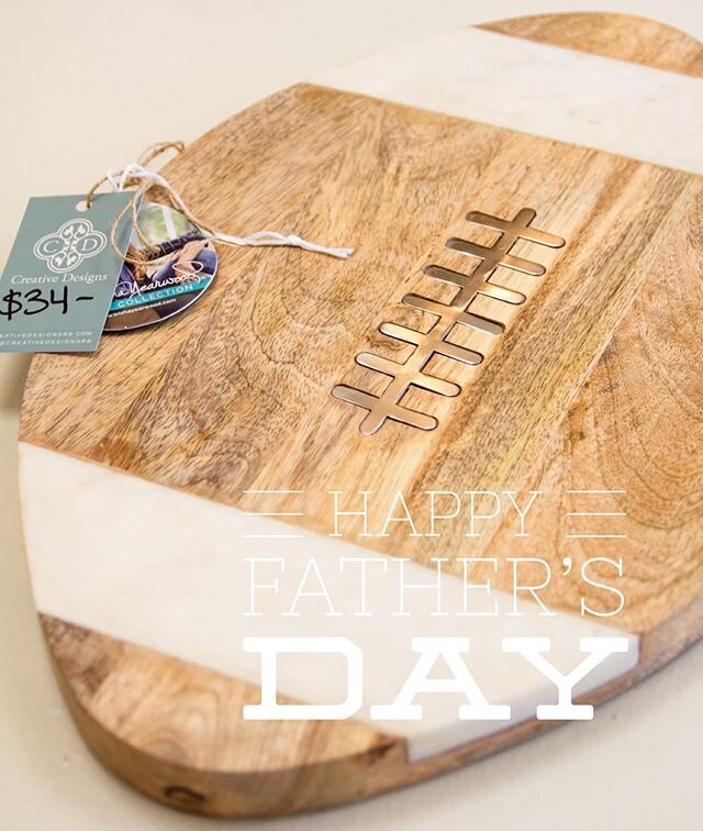 Happy Fathers&rsquo;s Day to all the amazing dad&rsquo;s out there! Wishing al of you an great day full of love! 🏈 ⛳️ ⚽️ .
.
.
Football charcuterie board $34! 🏈 .
.
.
.
.
. 
#creativedesignsrb #interiordesign #losangeles #redondobeach #interior #in