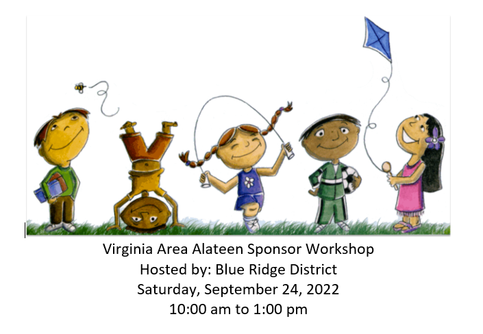 Virginia Area Alateen Sponsor Workshop (Virtual Event)