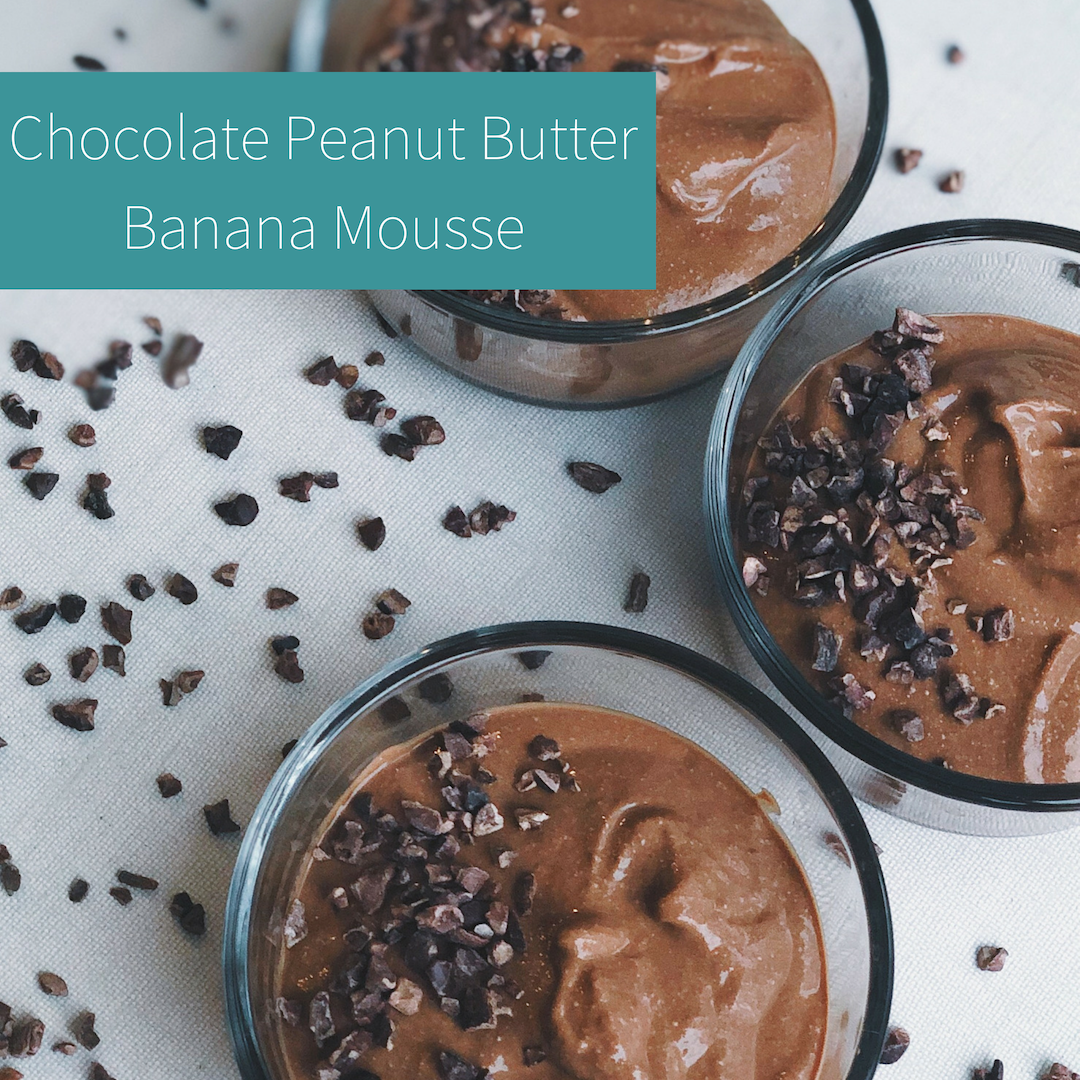 Chocolate Peanut Butter Banana Mousse