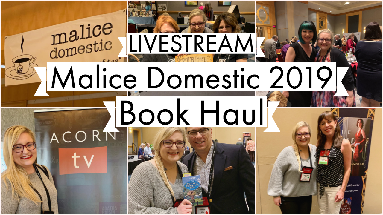 Malice Domestic Book Haul Livestream