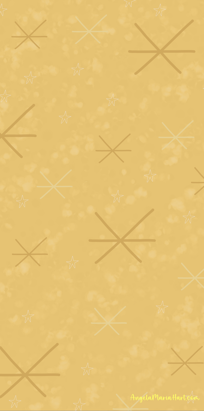 12 Days of Cozies Golden Wallpaper.png