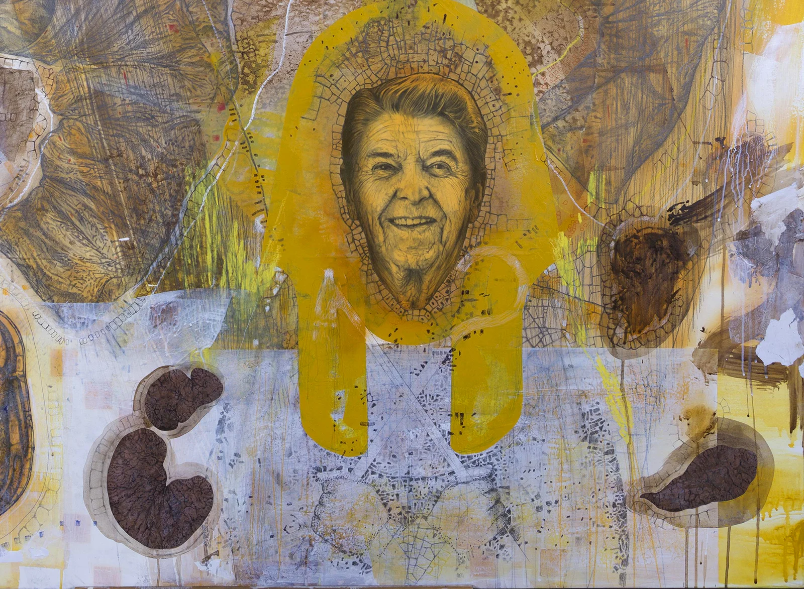 Ronald Reagan, Piss and Shit (DETAIL)