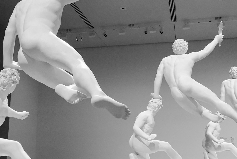 Eternity-The Soldier of Marathon Announcing Victory, A Wounded Galatian (2014) by Xu Zhen (image via Purple Mag)