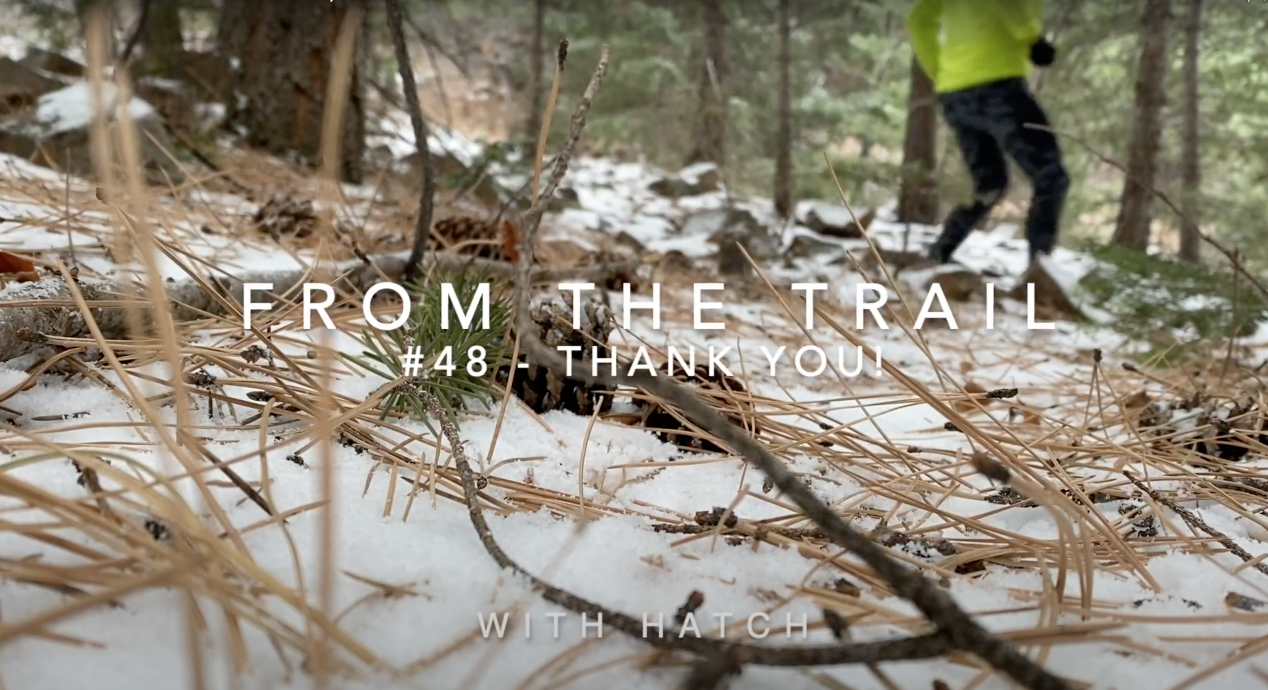 FROM THE TRAIL #48, EQUANIMITY!