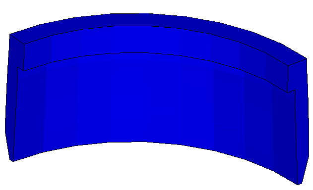  Figure 2. one-quarter Seal model