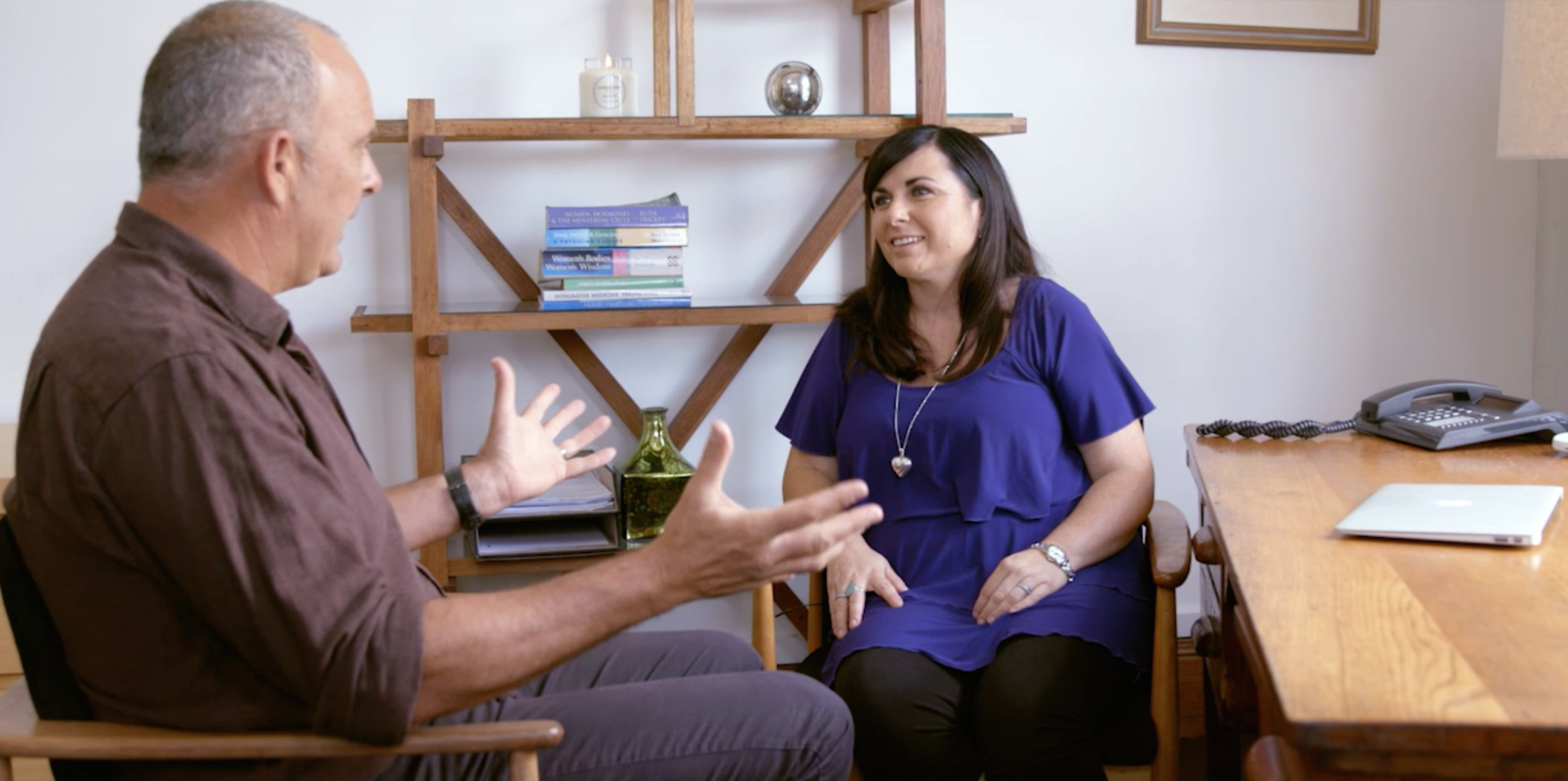 Andrew Daddo and Jacqui Manning discussing the finer points of the 'Great Australian Dream' and whether it has put us under too much financial stress in the documentary "All I Need". ALL I NEED screened on Channel 7Two on Friday February 5th 2016. 