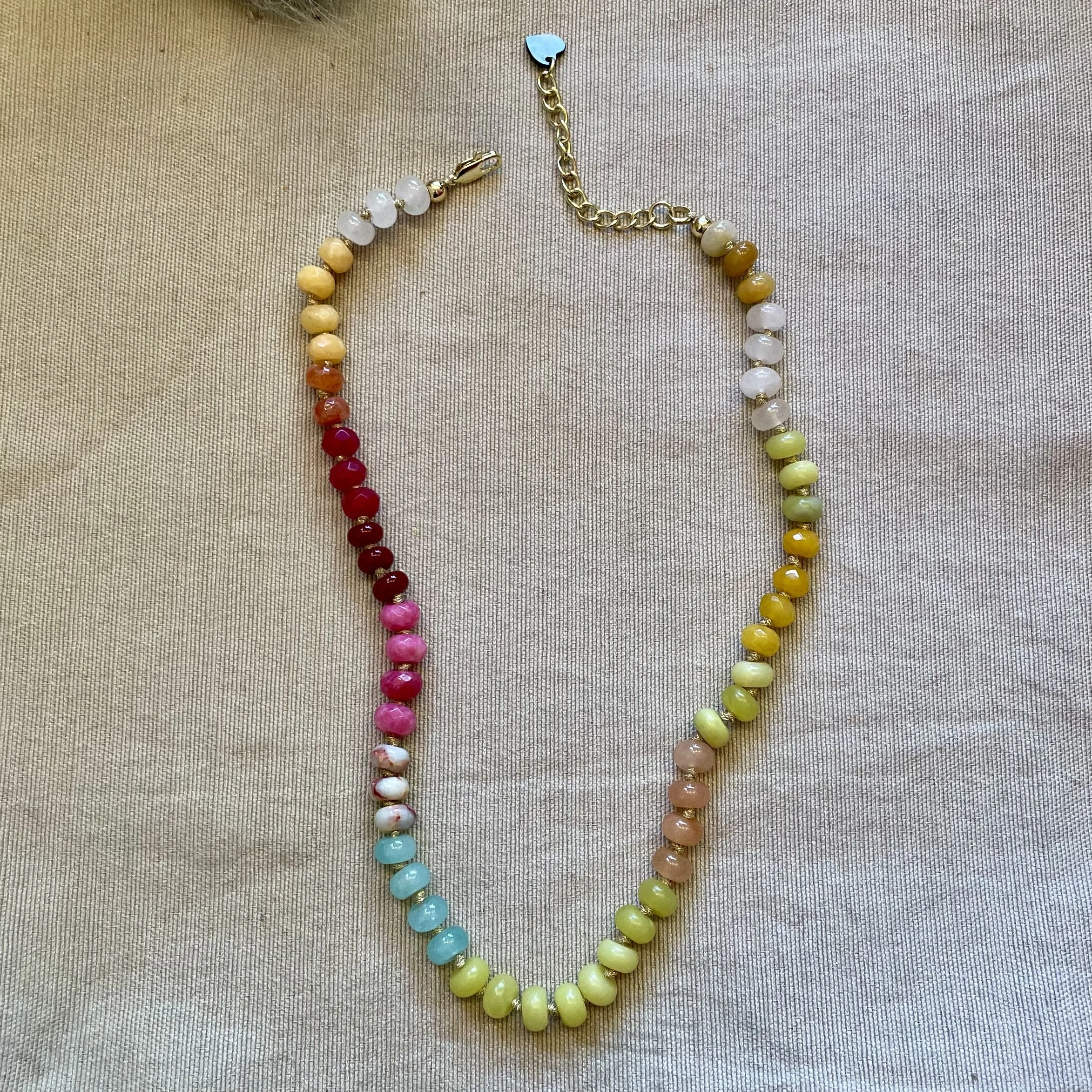 Colorful Gemstone Necklace