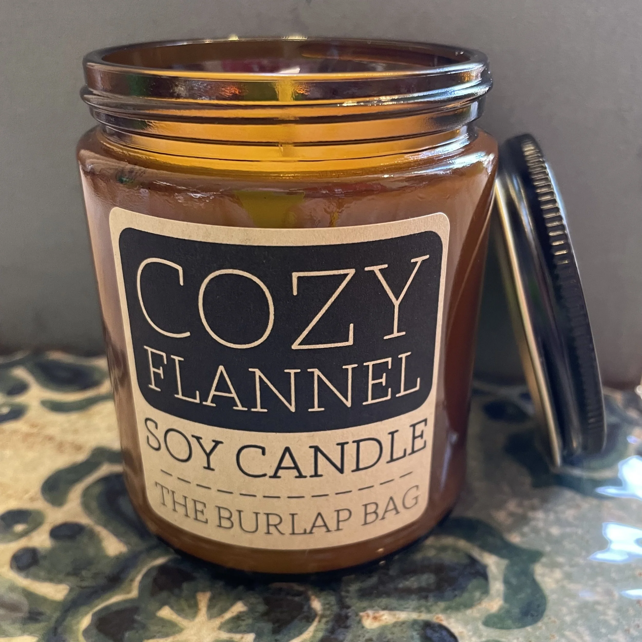 Cozy Flannel Candle