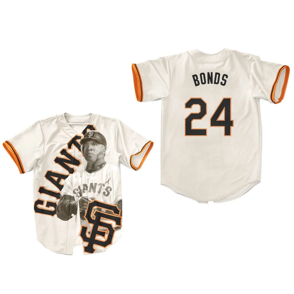 Barry Bonds High School Sewn baseball jersey Pittsburgh San Francisco Riverside California A