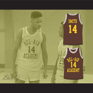 The Fresh Prince of Bel-Air Will Smith Bel-Air Academy Home Basketball  Jersey Includes Patch — BORIZ