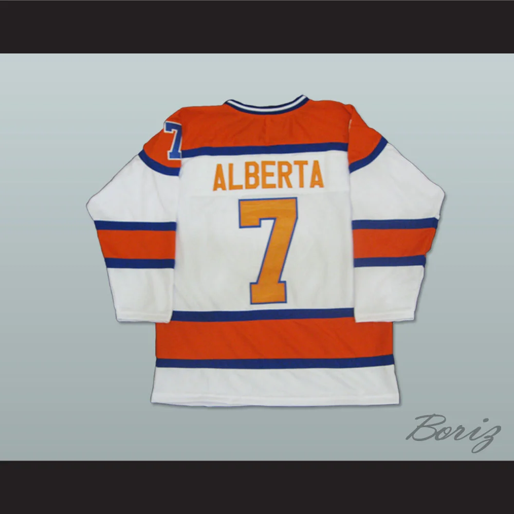 WHA 1972-73 Alberta Oilers Home Hockey Jersey — BORIZ
