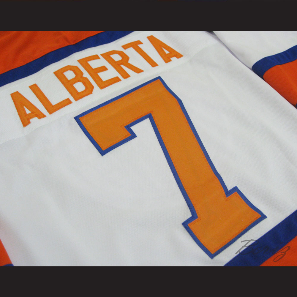 WHA 1972-73 Alberta Oilers Away Hockey Jersey — BORIZ