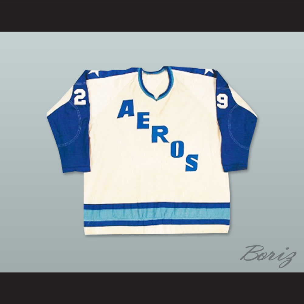 WHA 1974-75 Winnipeg Jets Perry Miller 8 Away Hockey Jersey — BORIZ