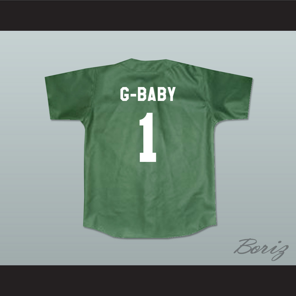Jarius 'G-Baby' Evans 1 Kekambas Baseball Jersey Hardball Dark Green New —  BORIZ