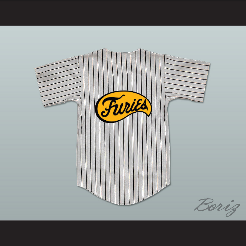  Men's The Warrior Furies Pinstripe Movie Baseball Jersey  Stitched Size M White : Sports & Outdoors