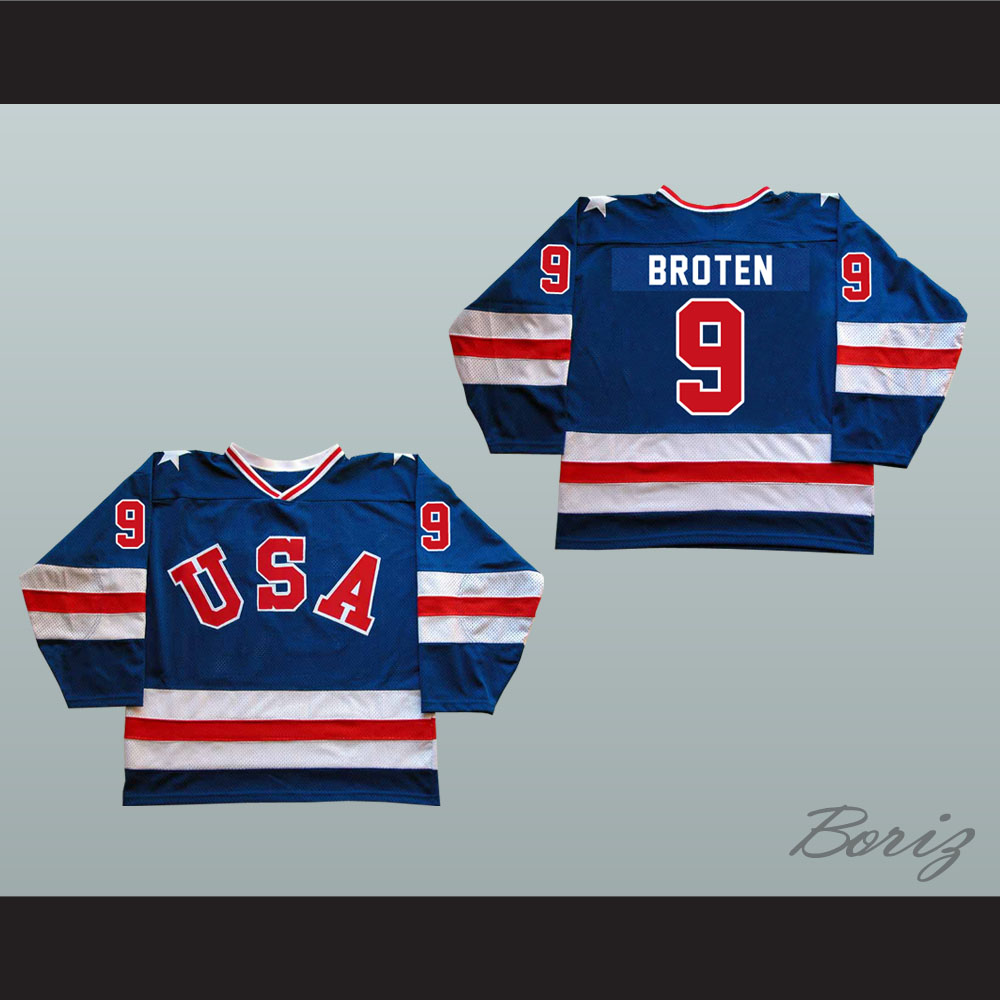 Neal Broten Signed Custom White 1980 USA Hockey Jersey — Elite Ink
