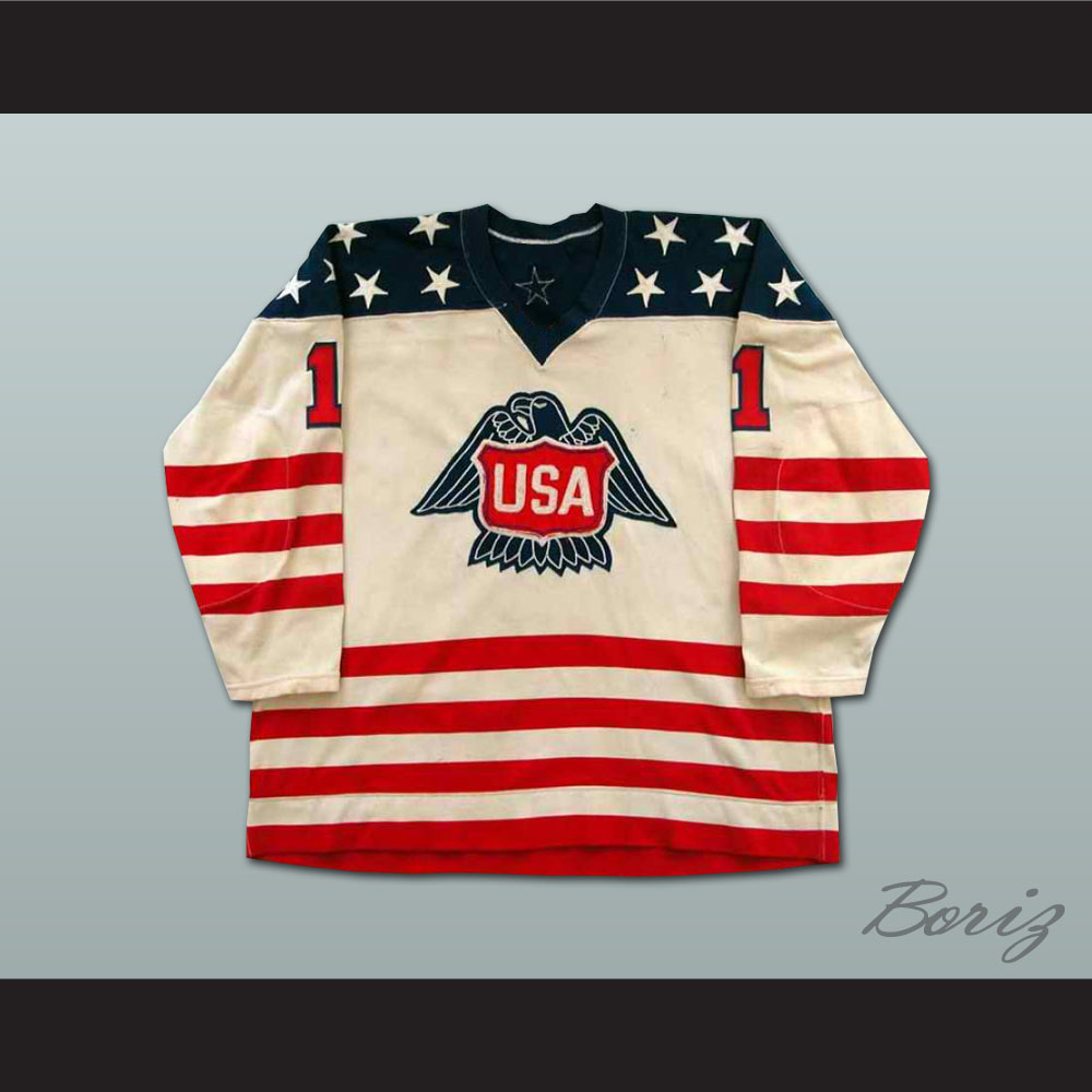 Any Name Number Team USA Canada Cup Retro Custom Hockey Jersey Lopresti  White