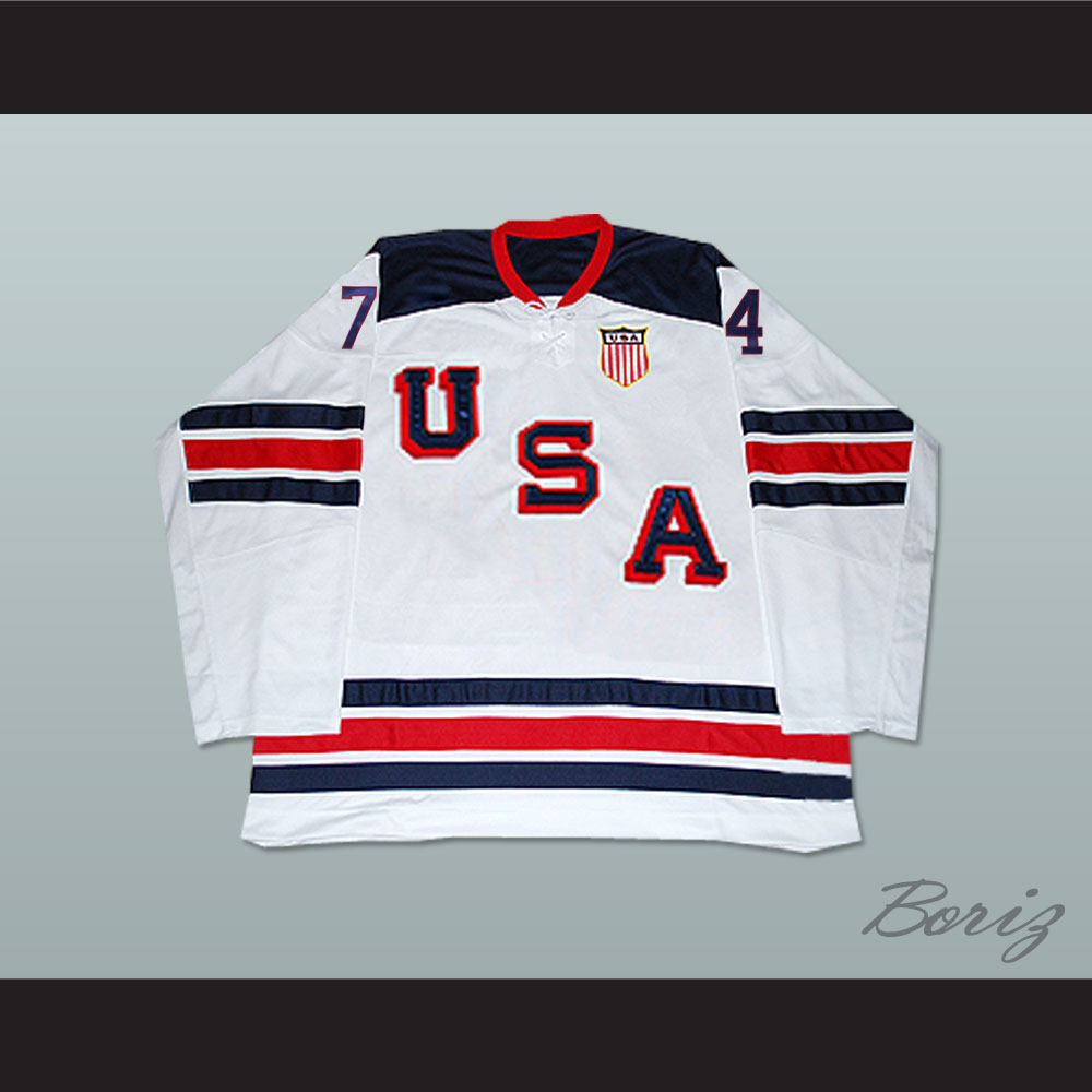 T.J. Oshie 74 USA National Team Hockey Jersey New 1960 Tribute