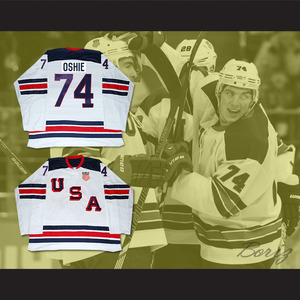 T.J. Oshie 74 USA National Team Hockey Jersey Blue — BORIZ