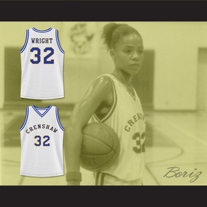 32 Monica Wright Love and Basketball Jersey Sanaa Lathan "