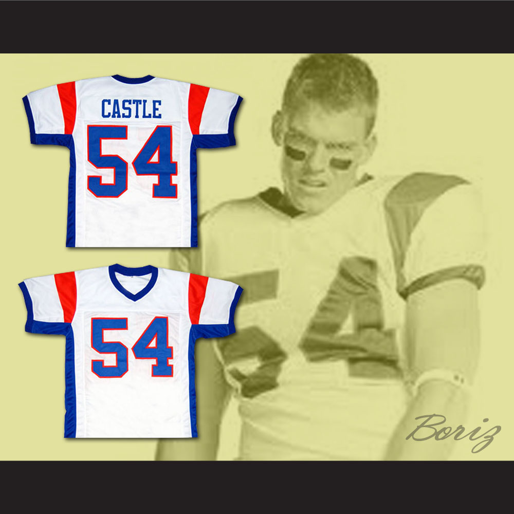 Thad Castle Blue Mountain State (BMS) TV #54 Football Jersey Custom Th –  JordansSecretStuff