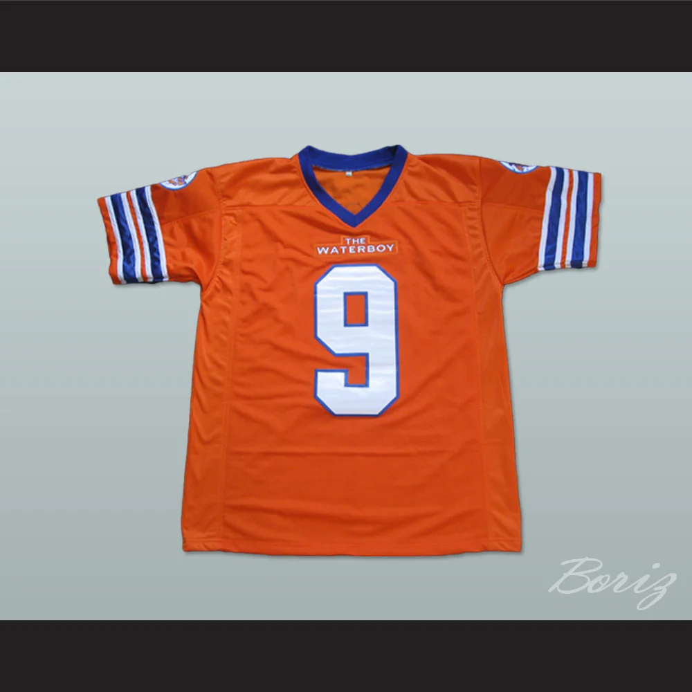 Jersey Men The Waterboy Bobby Boucher Bourbon Bowl Mud Dogs Jersey
