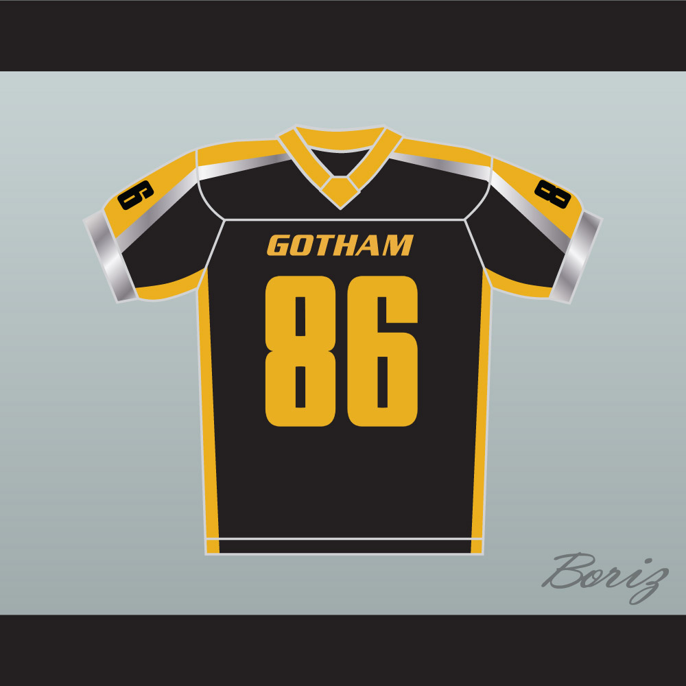Gotham Rogues Hines Ward 86 Football Jersey Black — BORIZ