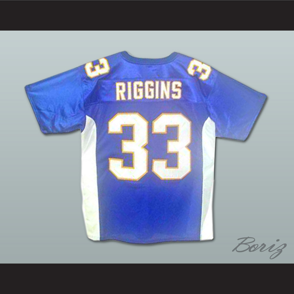 Friday Night Lights Tim Riggins 33# Dillon High School Blue Football Jersey 