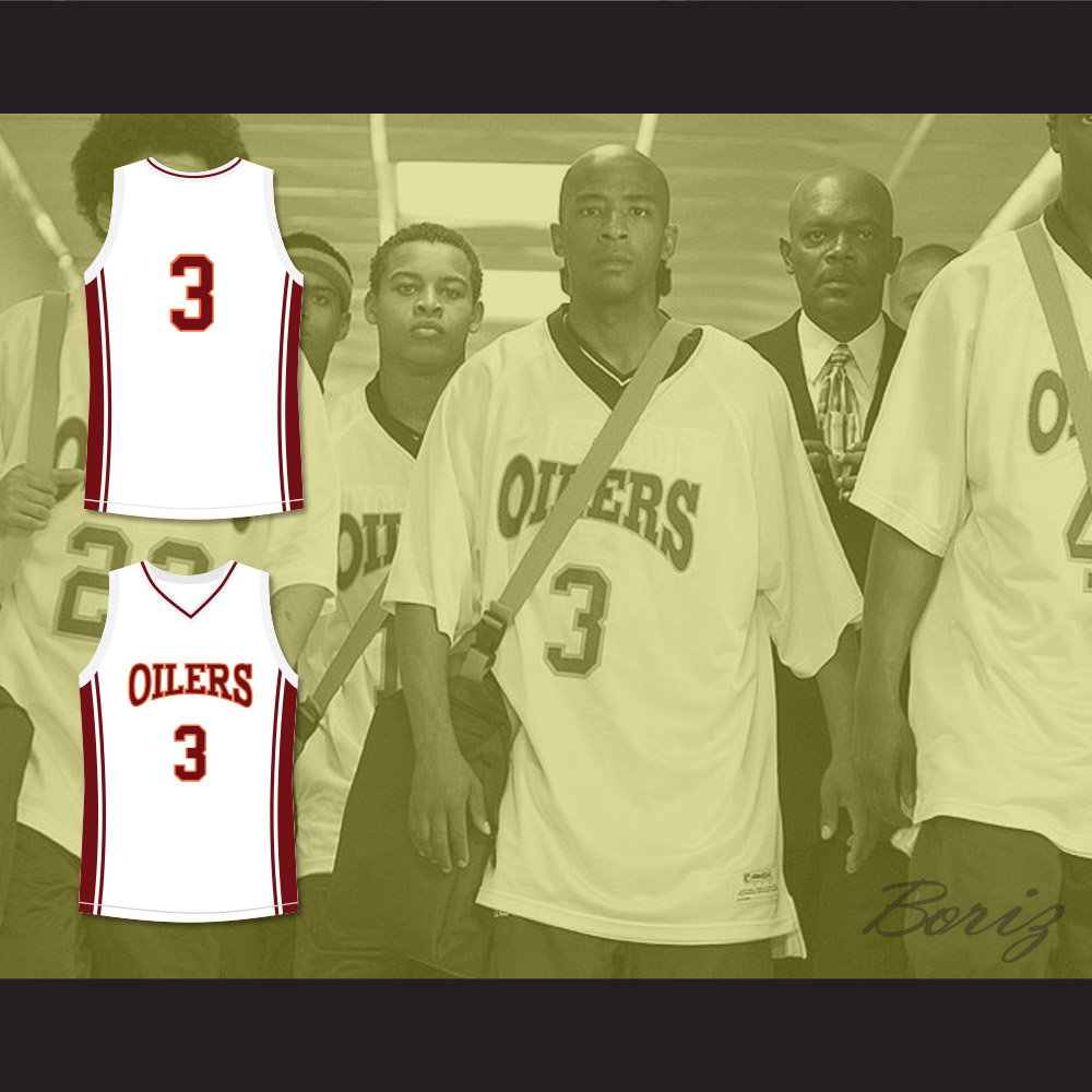 Coach Carter Richmond High School Oilers Custom Basketball Jersey (White)