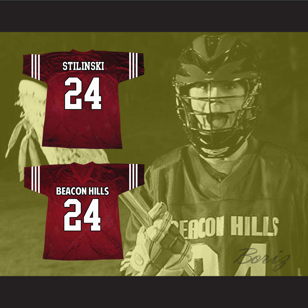 Stiles Stilinski #24 Beacon Hills Lacrosse Jersey Teen Wolf TV